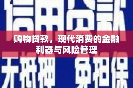 利津购物贷款，现代消费的金融利器与风险管理