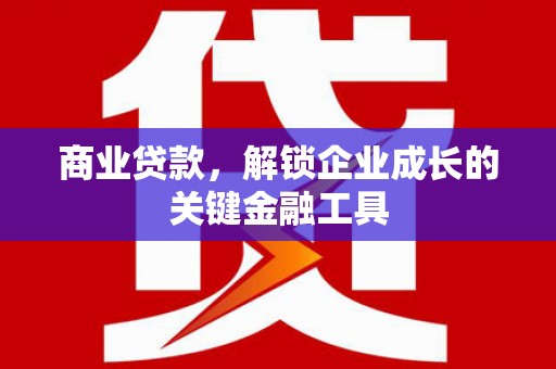 利津商业贷款，解锁企业成长的关键金融工具
