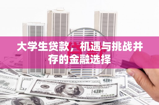 利津大学生贷款，机遇与挑战并存的金融选择