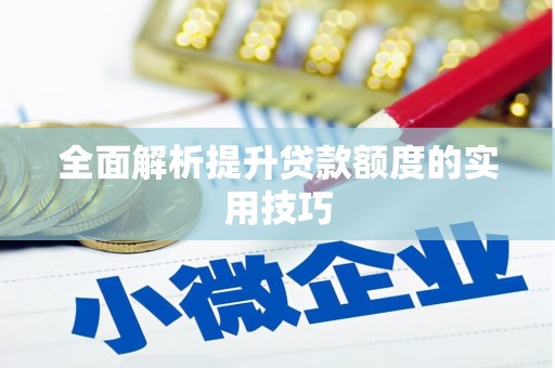 利津全面解析提升贷款额度的实用技巧
