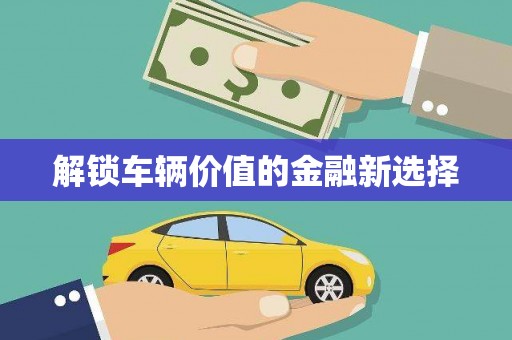 利津解锁车辆价值的金融新选择