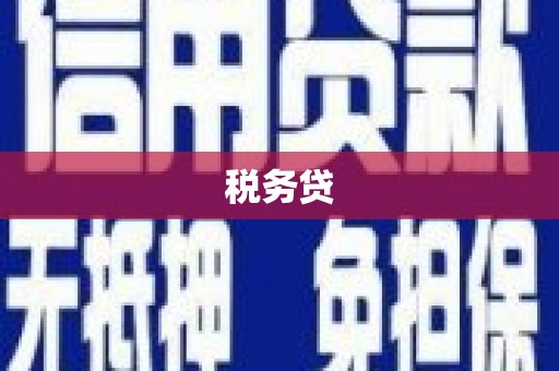 利津税务贷