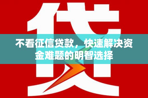 利津不看征信贷款，快速解决资金难题的明智选择