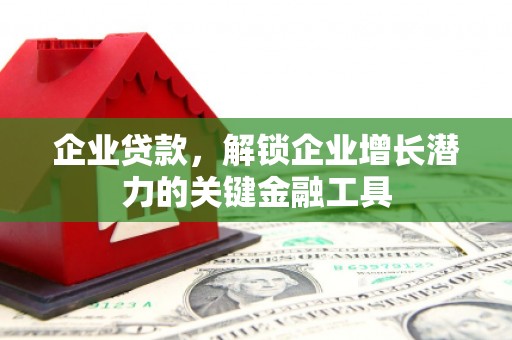 利津企业贷款，解锁企业增长潜力的关键金融工具