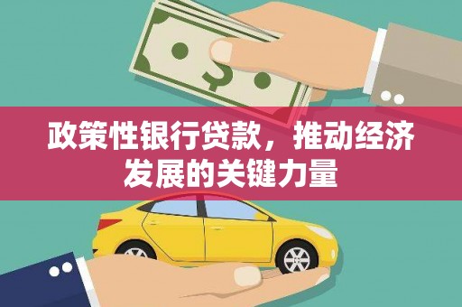 利津政策性银行贷款，推动经济发展的关键力量