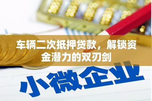 利津车辆二次抵押贷款，解锁资金潜力的双刃剑