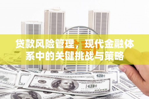 利津贷款风险管理，现代金融体系中的关键挑战与策略