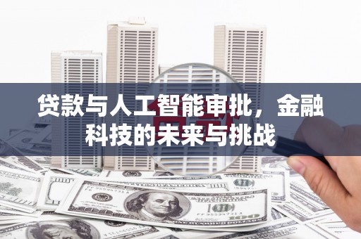 利津贷款与人工智能审批，金融科技的未来与挑战