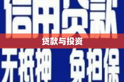 利津贷款与投资