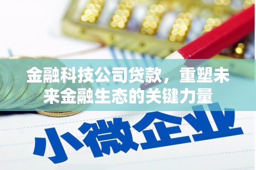 利津金融科技公司贷款，重塑未来金融生态的关键力量