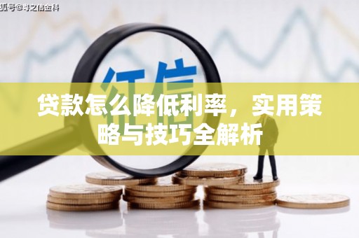 利津贷款怎么降低利率，实用策略与技巧全解析