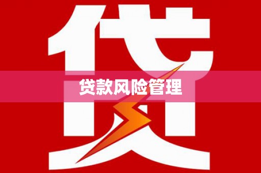 利津贷款风险管理