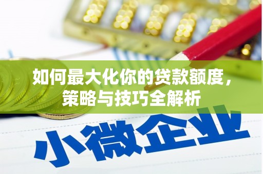 利津如何最大化你的贷款额度，策略与技巧全解析