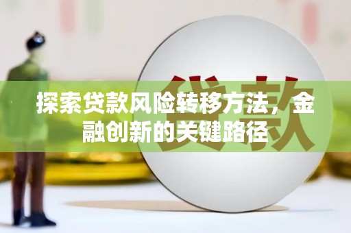 利津探索贷款风险转移方法，金融创新的关键路径