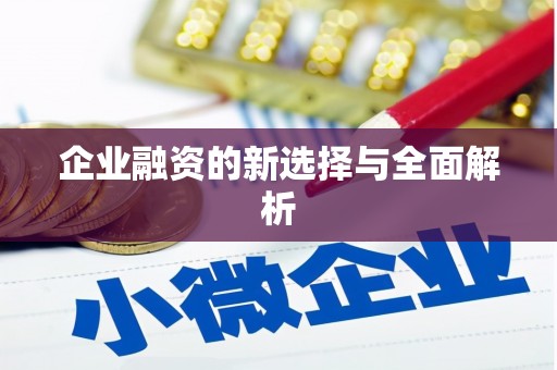 利津企业融资的新选择与全面解析