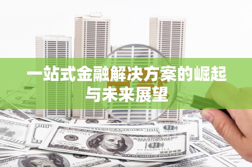 利津一站式金融解决方案的崛起与未来展望