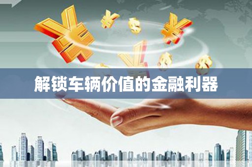 利津解锁车辆价值的金融利器