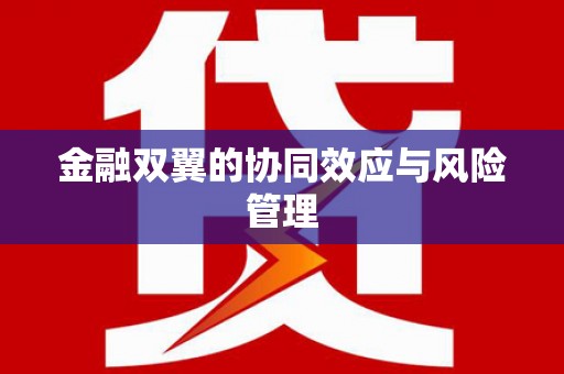 利津金融双翼的协同效应与风险管理