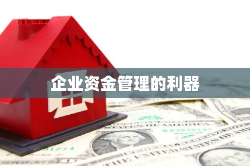 利津企业资金管理的利器