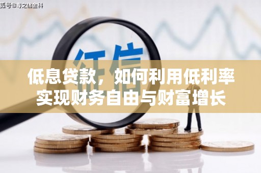 利津低息贷款，如何利用低利率实现财务自由与财富增长