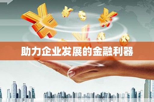 利津助力企业发展的金融利器