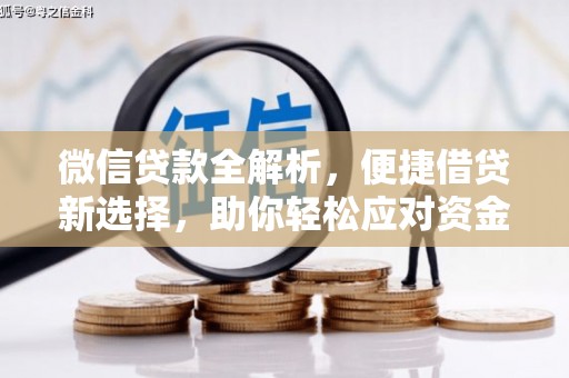 利津微信贷款全解析，便捷借贷新选择，助你轻松应对资金需求