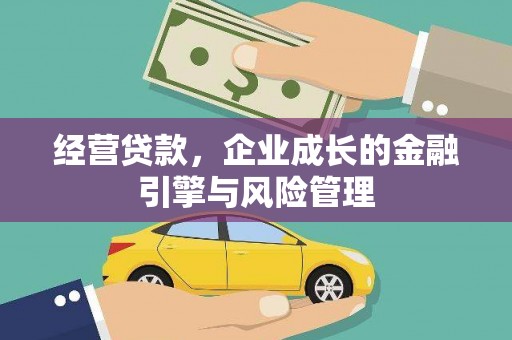利津经营贷款，企业成长的金融引擎与风险管理