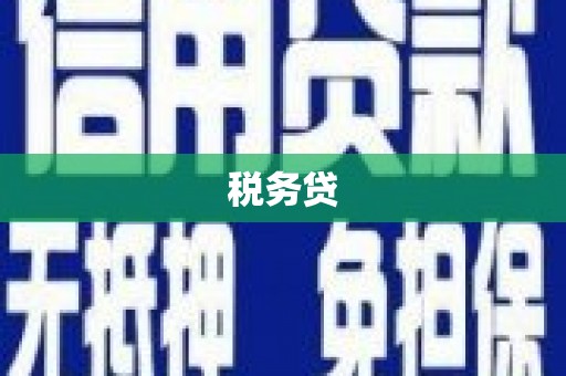 利津税务贷