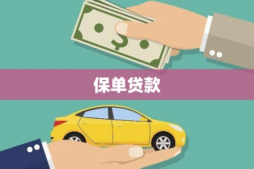 利津保单贷款